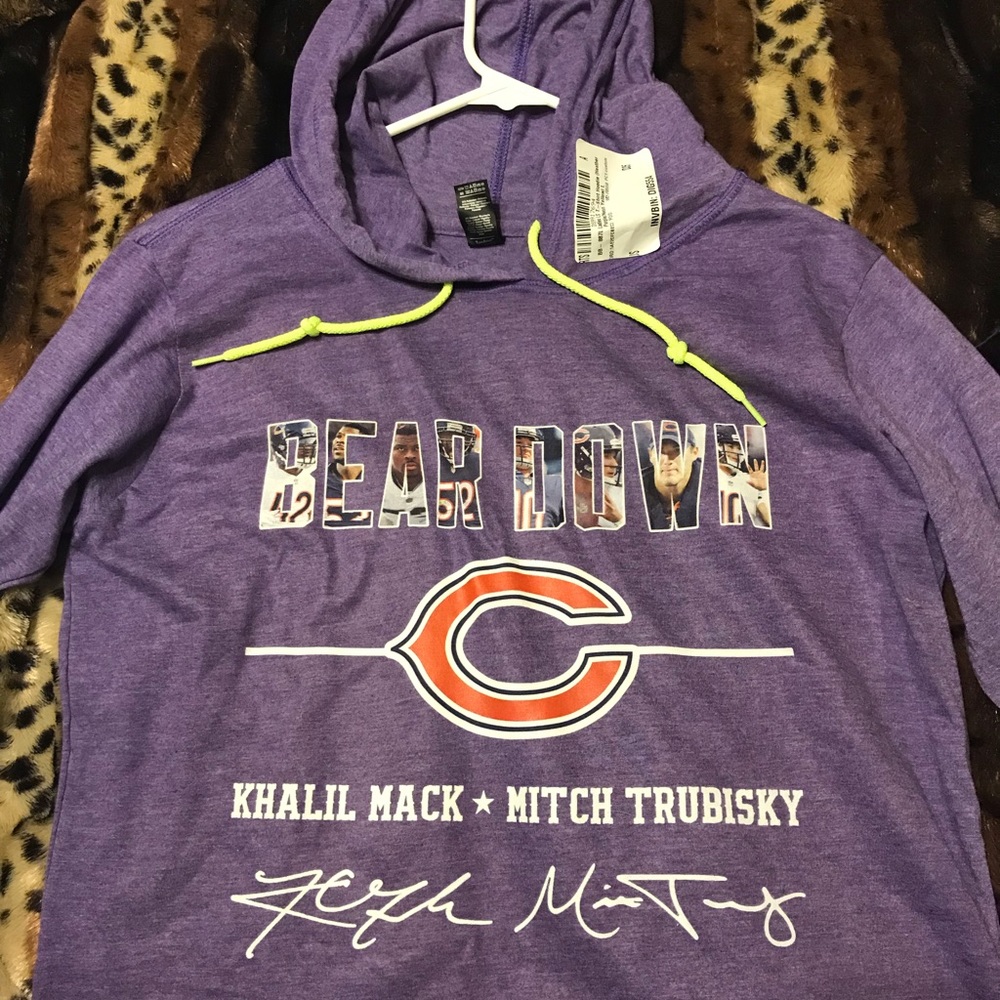 Chicago Bears Long sleeve hooded T-shirt
